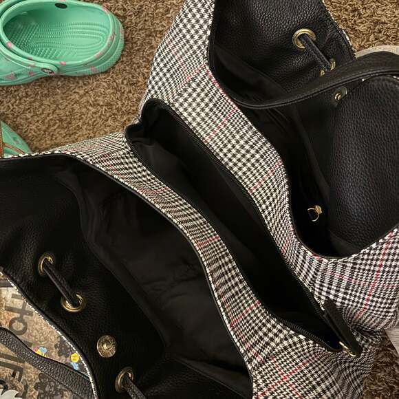 Liz Claiborne Shoulder Bag Black White - Picture 4 of 5